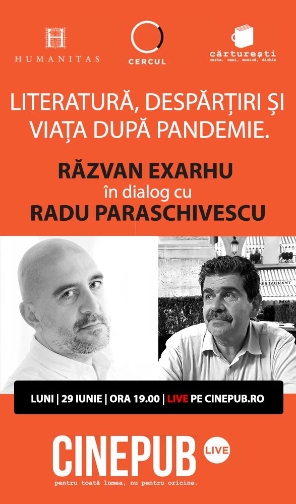 CINEPUB LIVE - Razvan Exarhu si Radu Paraschivescu